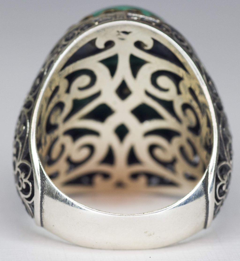 925 Sterling Silver Ring, Natural Labradorite Stone — 3