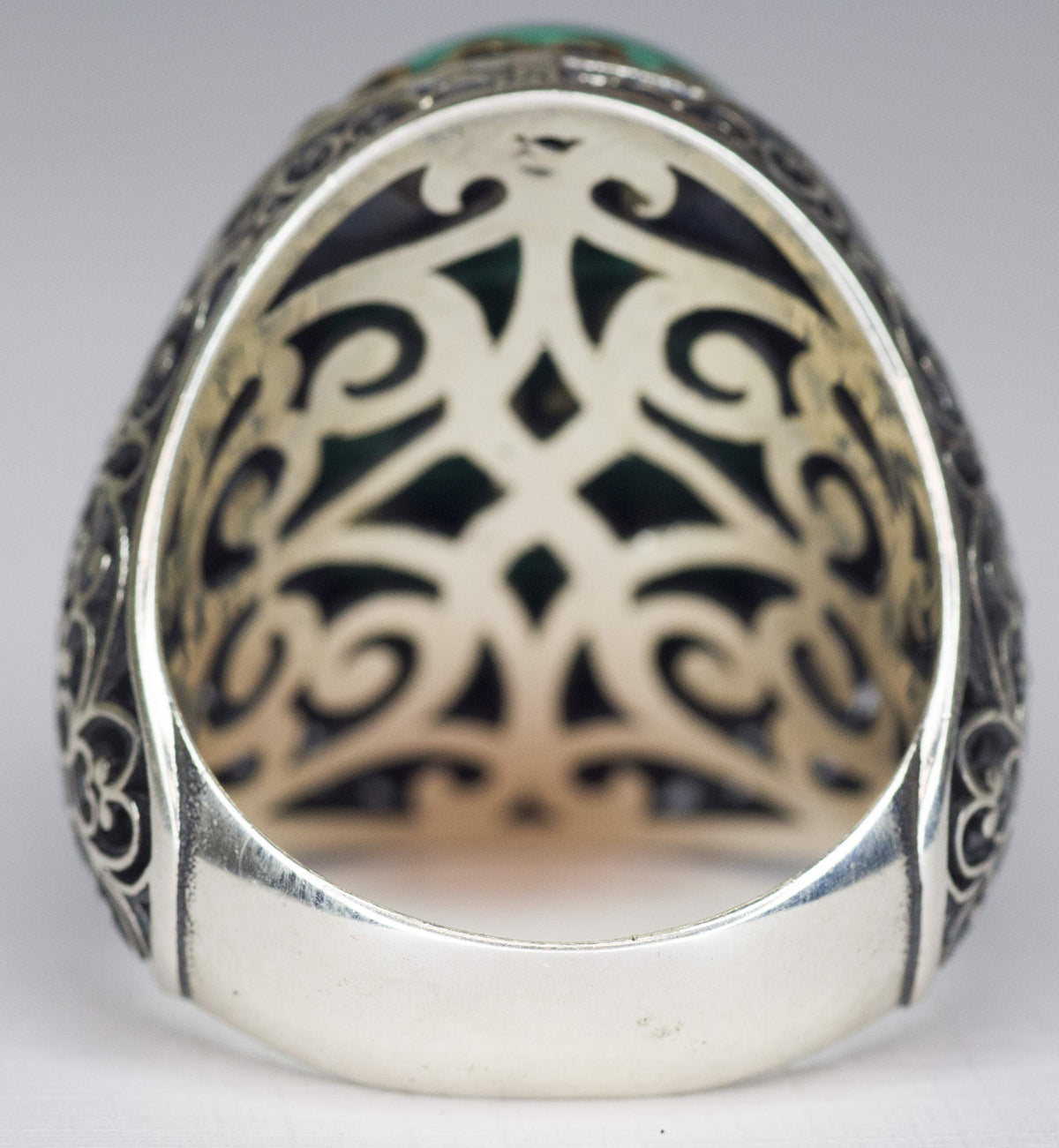 925 Sterling Silver Ring, Natural Labradorite Stone — 3