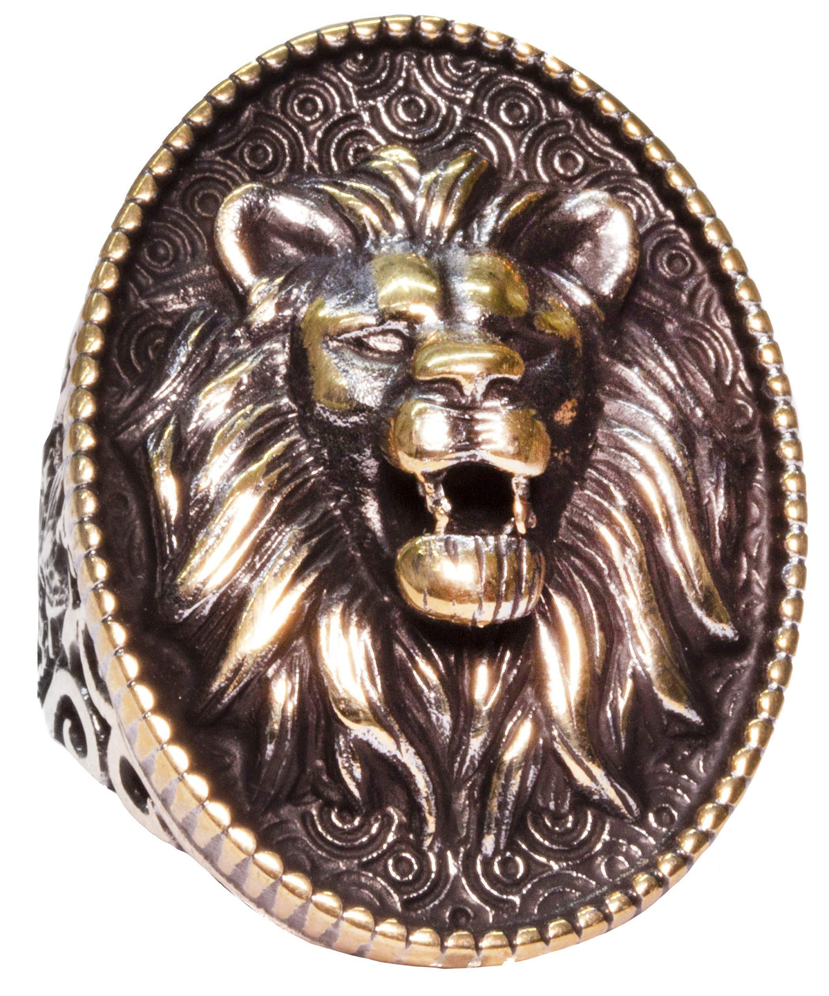 Men's 925 Sterling Silver Lion Ring – King of Animals Statement Jewelry