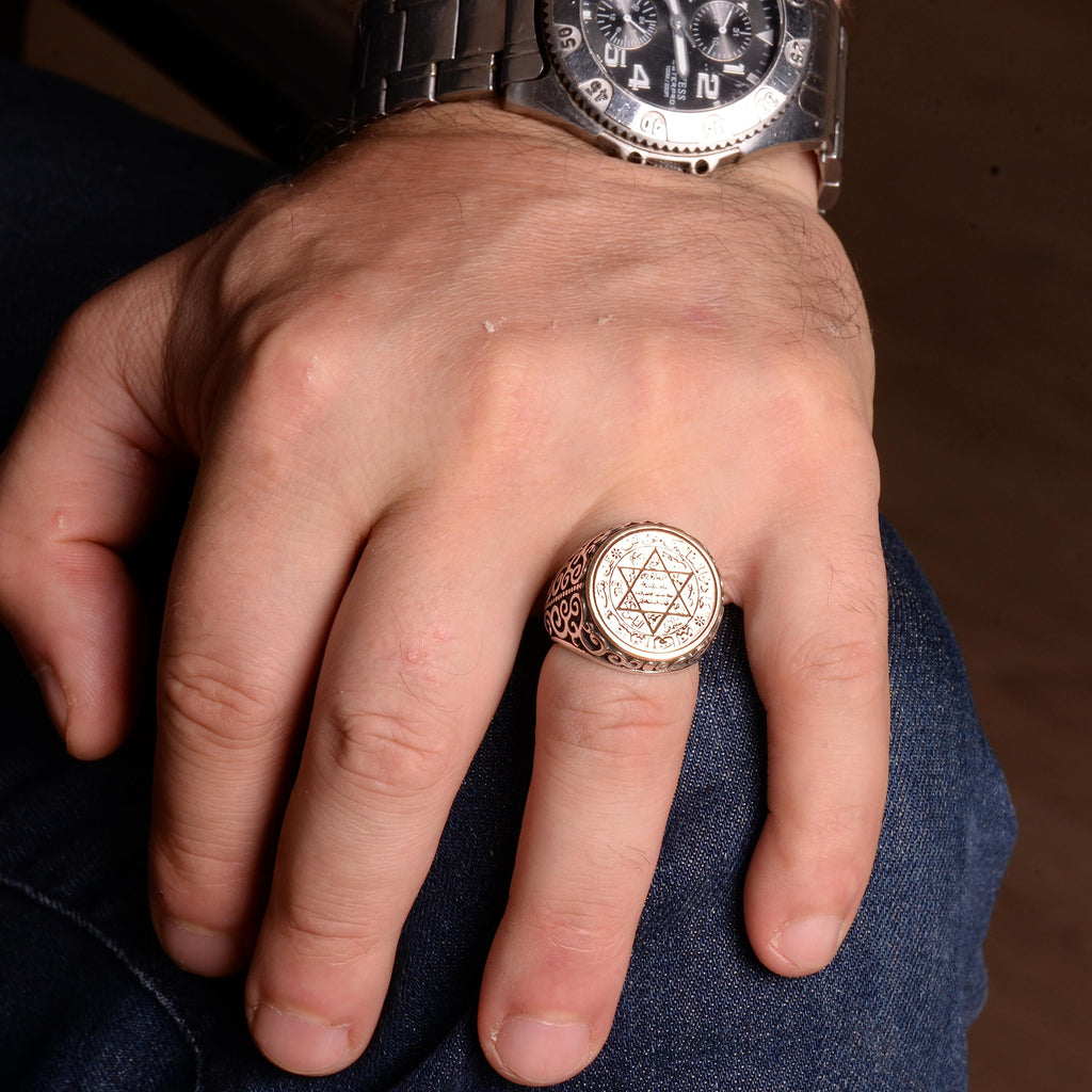 Star of David Ring (Model-3) — 3
