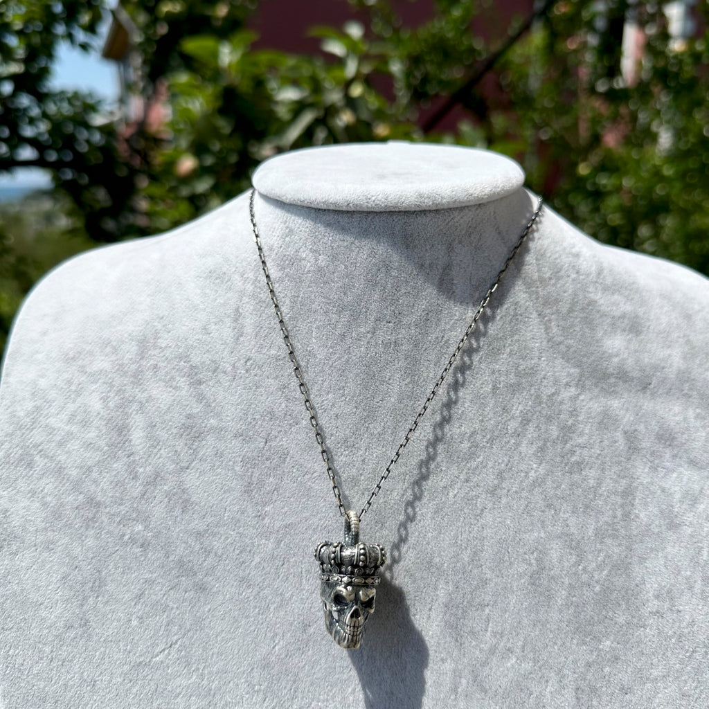 Gothic Necklace - 925 Sterling Silver Men's Necklace - Handcrafted Necklace — 3