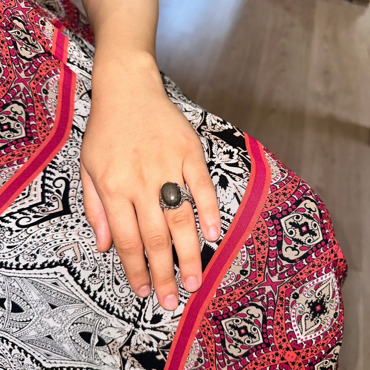 Vintage Bohemian Design Silver Women's Ring — 3