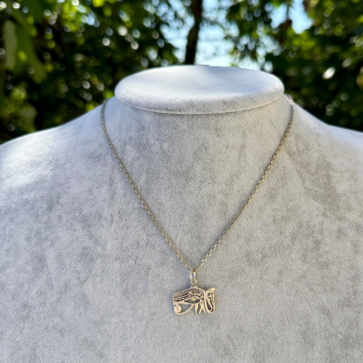 KAMBO 925 Sterling Silver Ancient Symbol Necklace - Handmade Mysterious Design — 3
