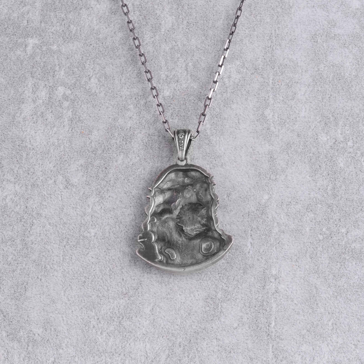 KAMBO 925 Sterling Silver Jesus Christ Necklace for Men - Cable Chain Thorn Crown Religious Jewelry (Gold Plated) — 5
