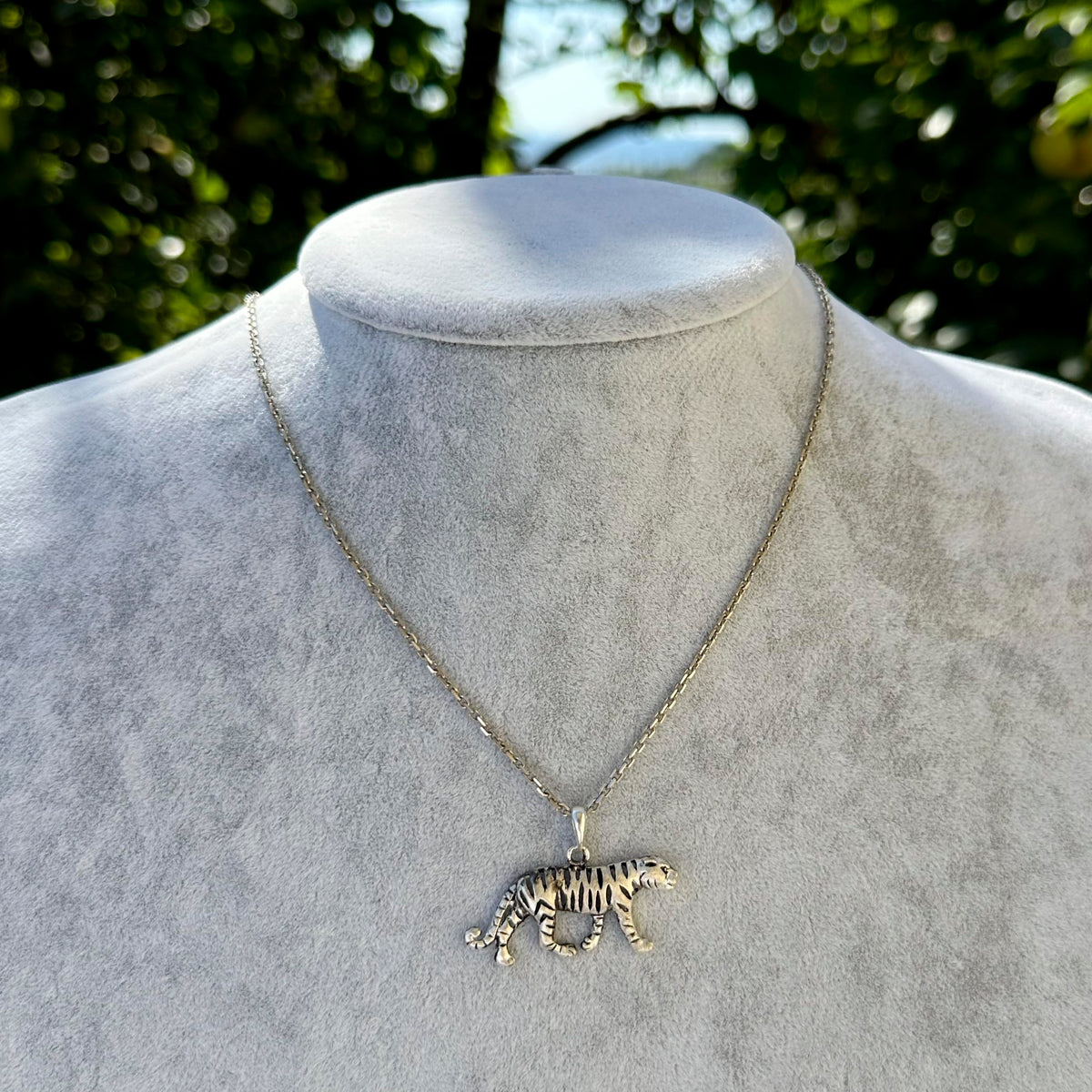 925 Sterling Silver Tiger Necklace — 3
