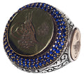 KAMBO Men's 925 Sterling Silver Ring - Ottoman Tughra