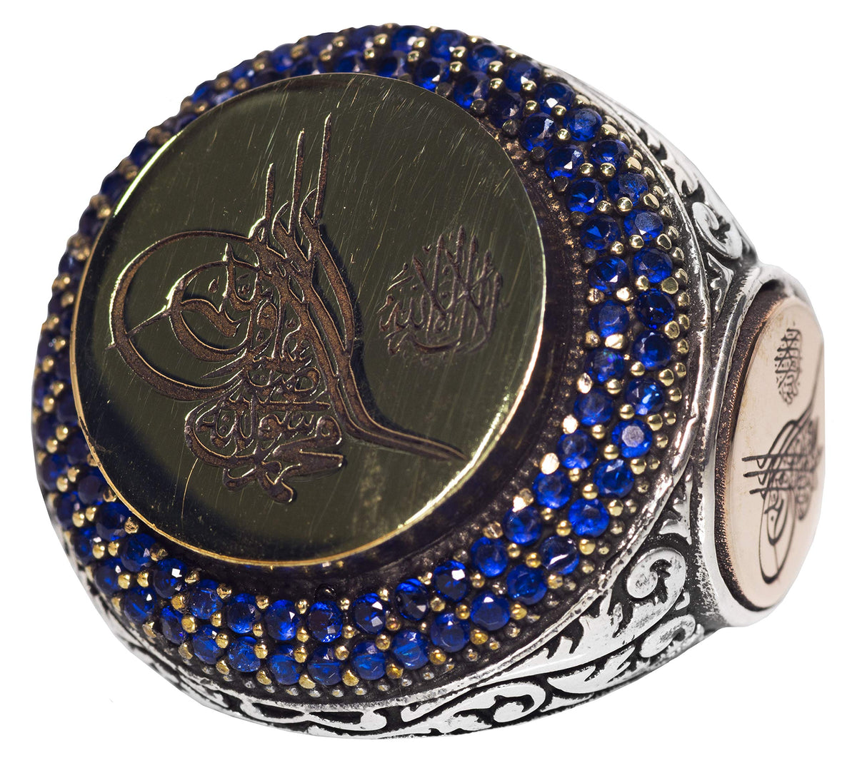 KAMBO Men's 925 Sterling Silver Ring - Ottoman Tughra