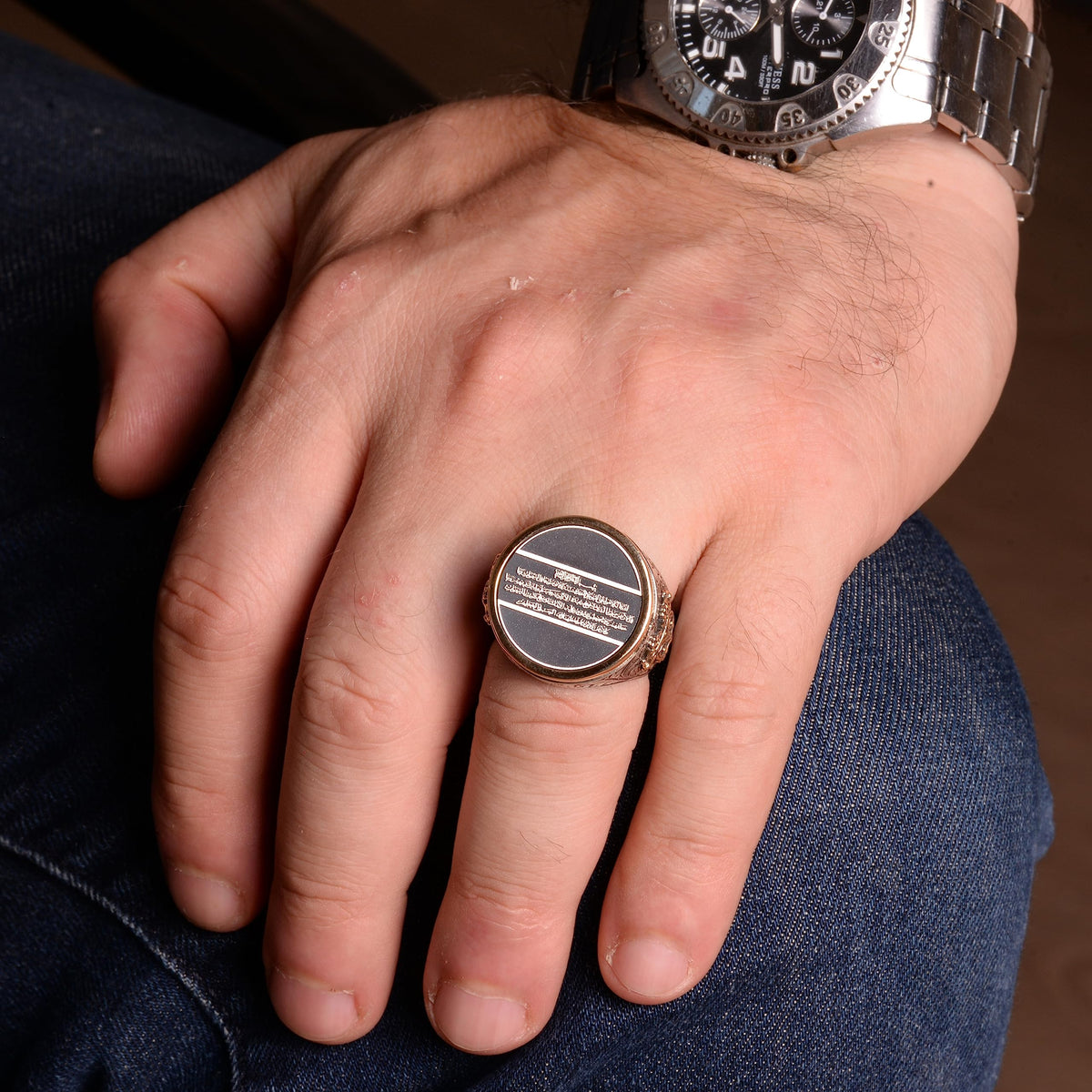 Ayatul Kursi Men's Ring — 3