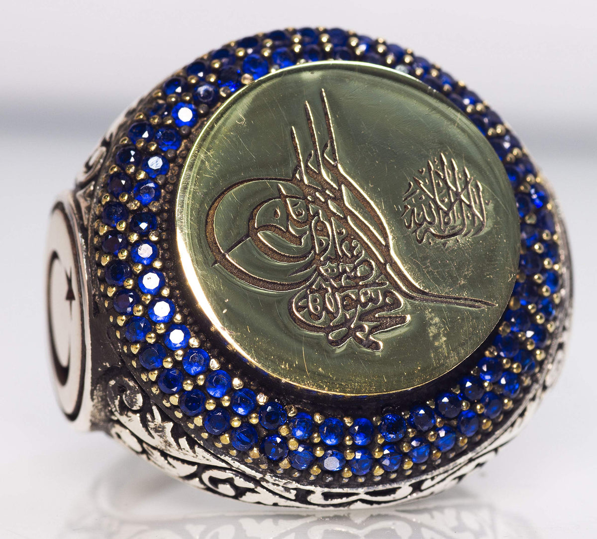 KAMBO Men's 925 Sterling Silver Ring - Ottoman Tughra — 2