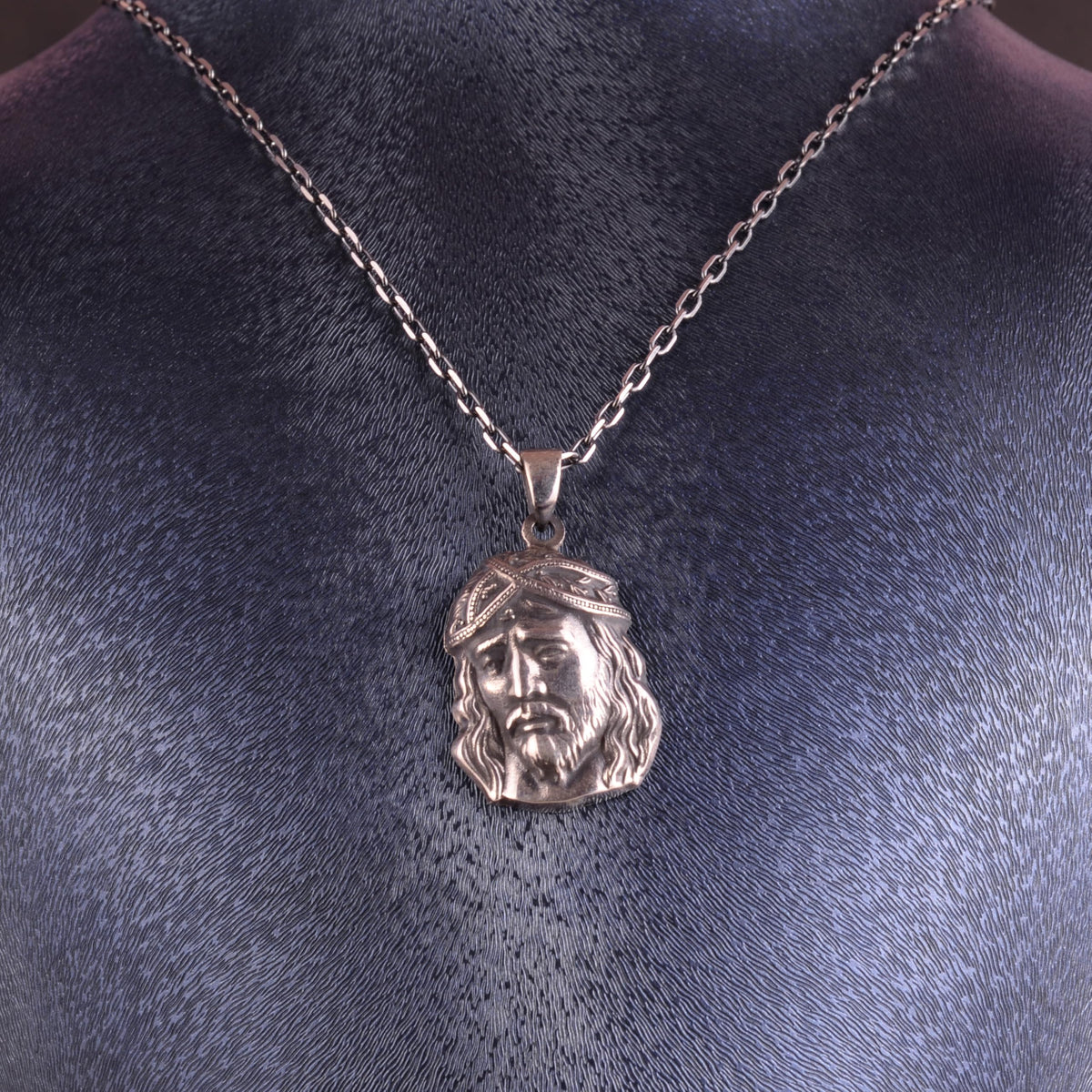 KAMBO 925 Sterling Silver Jesus Christ Necklace – Crown of Thorns Necklace – Religious Christian Jewelry – Handmade Faith Necklace – Gift for Her — 3