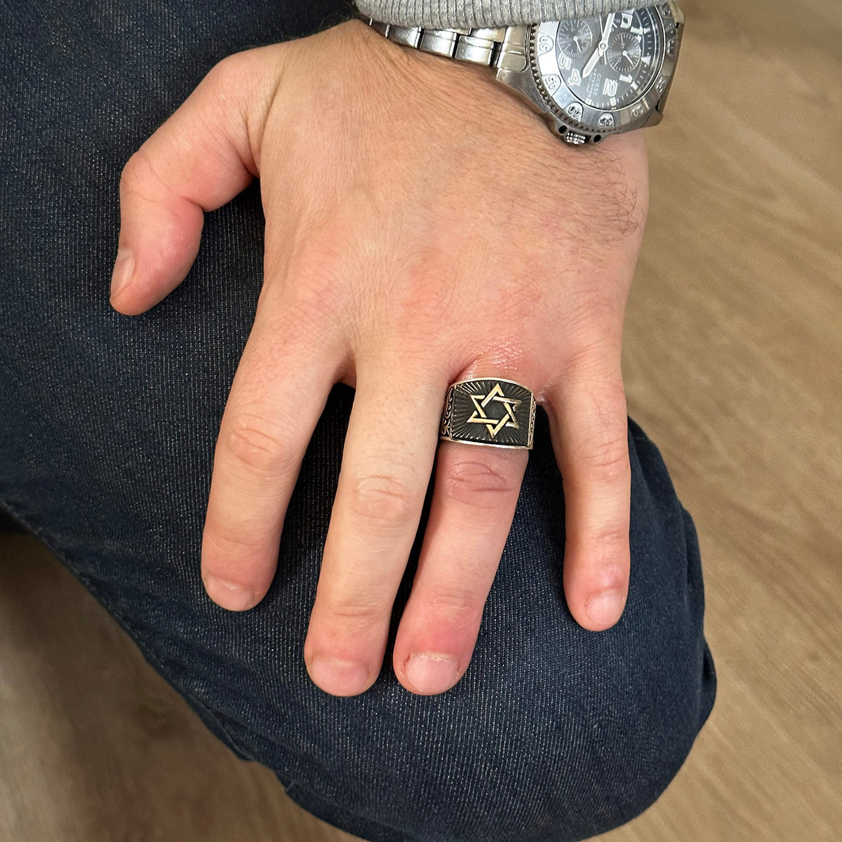 Star of David Ring (Model-4) — 5