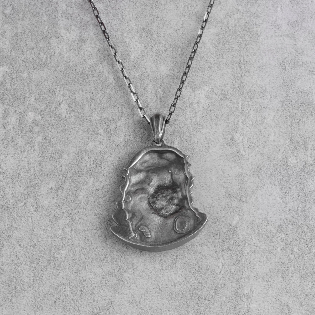 KAMBO Men's 925 Sterling Silver Jesus Christ Necklace – Cable Chain Thorn Crown Religious Jewelry (Silver) — 5