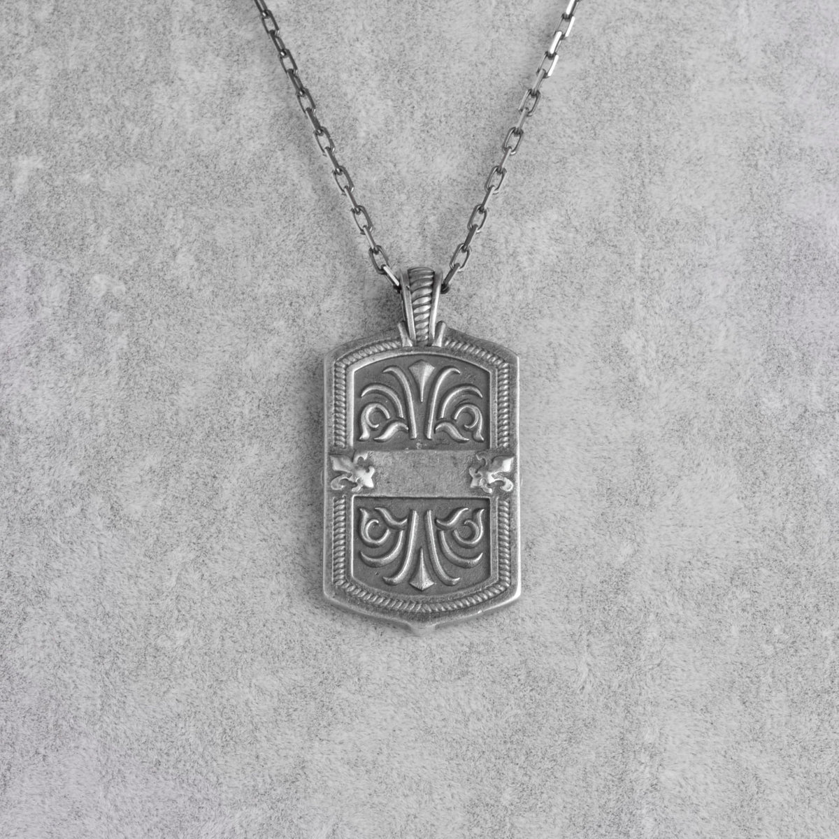 KAMBO Men's 925 Sterling Silver Bear Necklace – Fierce Warrior Amulet – Chain Handmade Tribal Shield Necklace — 5