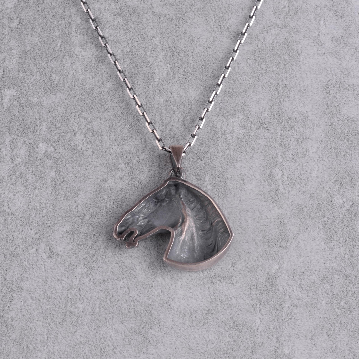 Horse Head Necklace - 925 Sterling Silver Necklace — 5