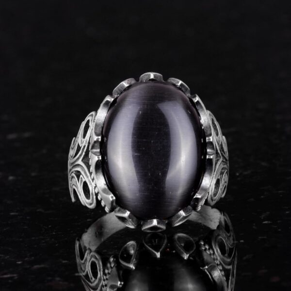 Luxury 925K Sterling Silver Men s Ring Available İn Various 925 Sterling Silver Ring Handmade Turkey KAMBO - View 4