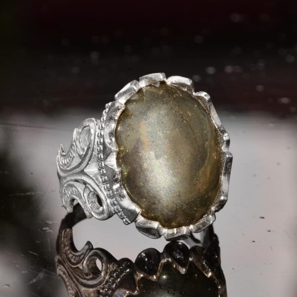 Kambo 925 Solid Sterling Silver Men s Ring With Choice Of Na 925 Sterling Silver Ring Handmade Turkey KAMBO - View 7