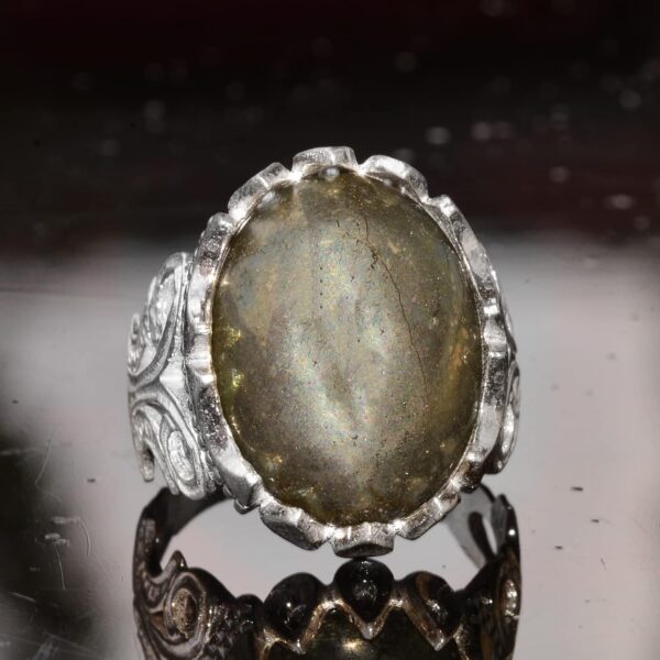 Kambo 925 Solid Sterling Silver Men s Ring With Choice Of Na 925 Sterling Silver Ring Handmade Turkey KAMBO - View 5