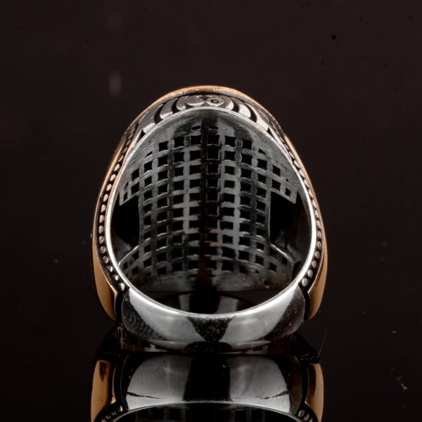 Kambo Men s Ring Arabic Ring 925 Sterling Silver Ring Muslim 925 Sterling Silver Ring Handmade Turkey KAMBO - View 7