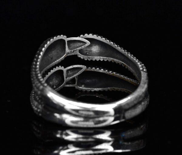 Falcon Jewelry Men s 925 Sterling Silver Heavy Claw Biker Ri 925 Sterling Silver Ring Handmade Turkey KAMBO - View 4