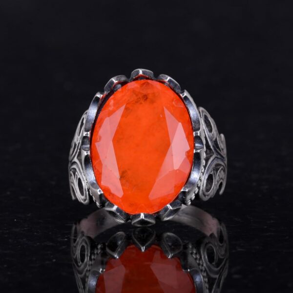 Kambo Luxury 925K Sterling Silver Men s Ring Available İn Va 925 Sterling Silver Ring Handmade Turkey KAMBO - View 4