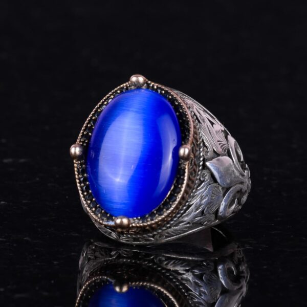 Kambo 925K Sterling Silver Rings With Premium Created Stones 925 Sterling Silver Ring Handmade Turkey KAMBO - View 4