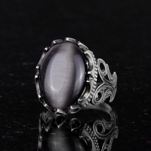 Luxury 925K Sterling Silver Men s Ring Available İn Various 925 Sterling Silver Ring Handmade Turkey KAMBO - View 6