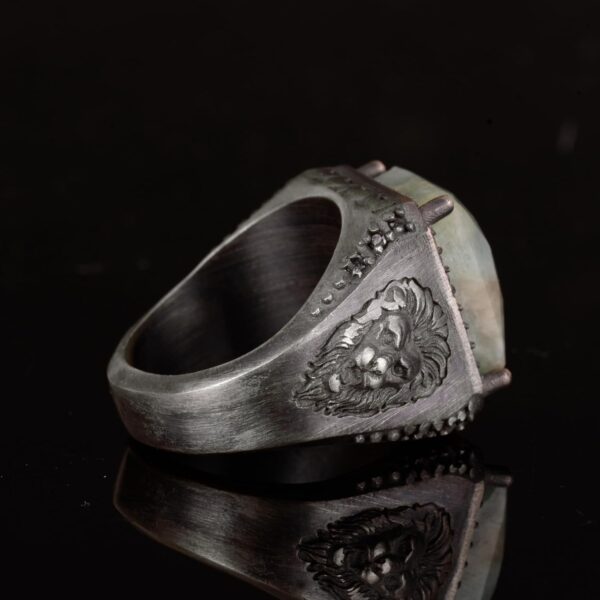 Kambo Exquisite Sterling Silver Men s Ring Collection Featur 925 Sterling Silver Natural Sapphire Ring Handmade Turkey KAMBO