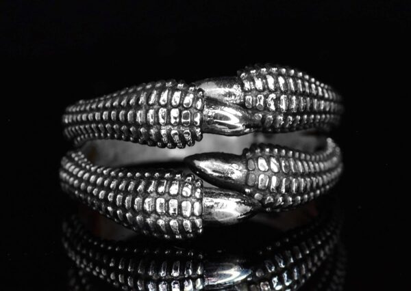 Falcon Jewelry Men s 925 Sterling Silver Heavy Claw Biker Ri 925 Sterling Silver Ring Handmade Turkey KAMBO - View 2