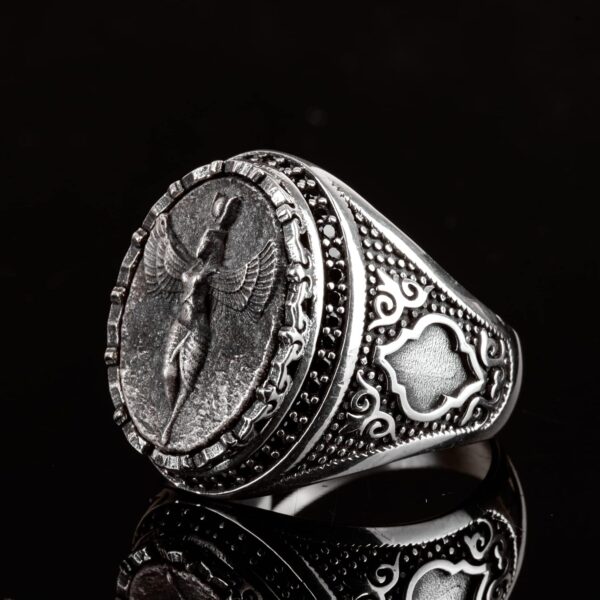 Kambo 925 Sterling Silver Goddess Iris Ring Bold And Spiritu 925 Sterling Silver Ring Handmade Turkey KAMBO - View 4
