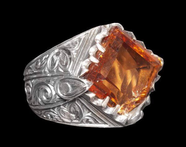 Falcon Jewelry Men s 925 Sterling Silver Ring Created Sultan 925 Sterling Silver Ring Handmade Turkey KAMBO - View 4
