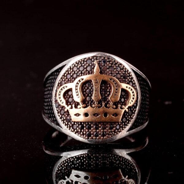 King Ring Crown Ring 925 Sterling Silver Ring Crown Of A Kin 925 Sterling Silver Ring Handmade Turkey KAMBO - View 2