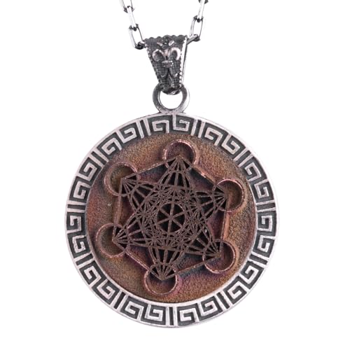 Metatron Kolye 925 Ayar Gümüş, Metatron Kolye, Helatron Cube Kolye