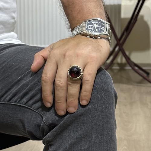 925 Ayar Gümüş King Yüzük - El İşi Yüzük