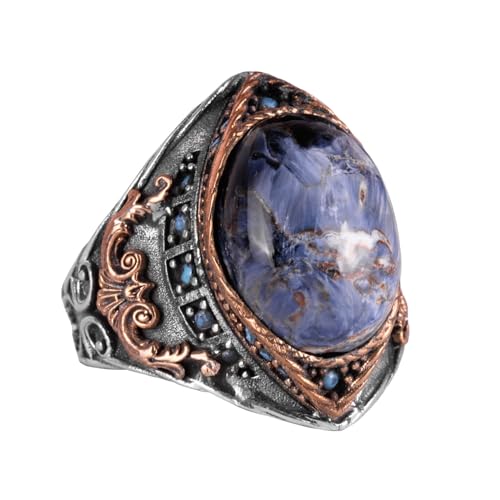Doğal Pietersite Taş Yüzük