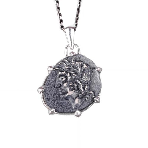 925 Ayar Gümüş Tasarım Kolye Ucu - Zodiac Sign Kolye - El İşi Kolye (mythological figure)