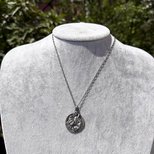 925 Ayar Gümüş Animal Kolye Ucu - Gümüş Kurt Kolye - Detailed Tasarım, Nature Inspired Takı