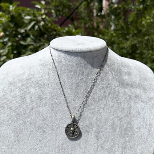 925 Ayar Gümüş Kafatası Kolye - Detaylı Tasarım, Gotik Takı