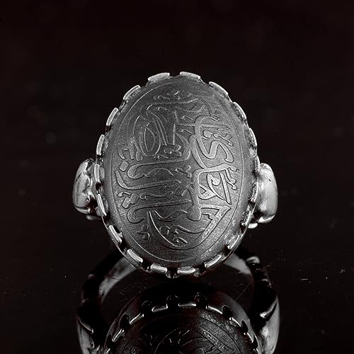 925 Ayar Gümüş Yunan Bordürü Motifi Doğal Yüzük — KAMBO 925 ayar gümüş el yapımı takı (görsel 4)